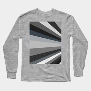 Grey Shades in Stripes Long Sleeve T-Shirt